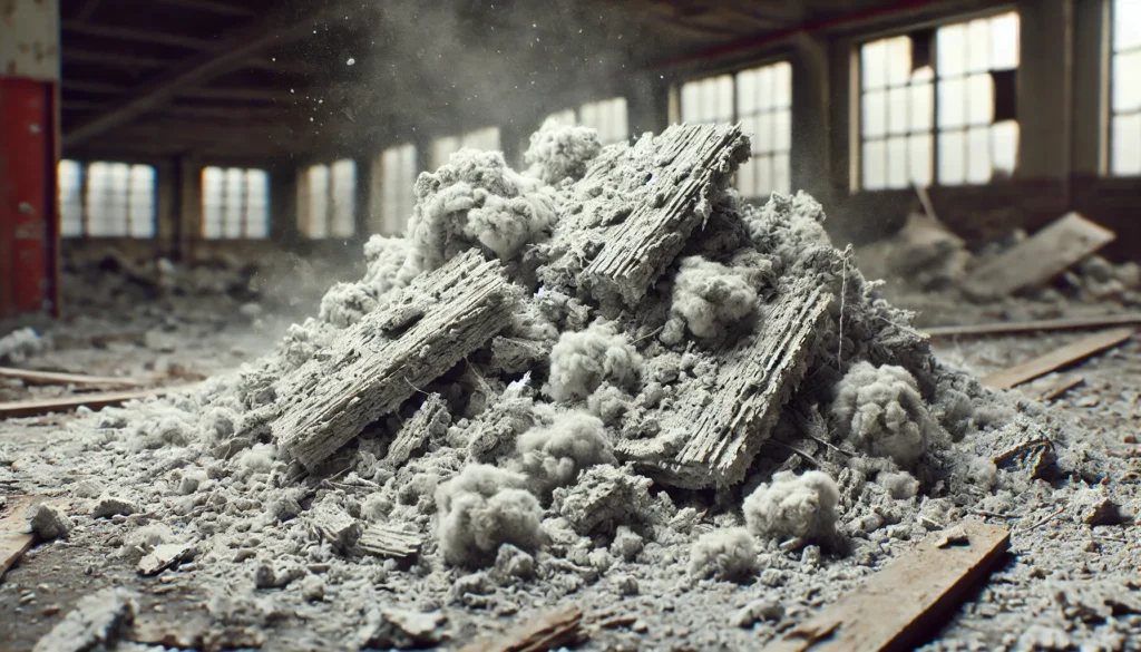 Is your home hiding a danger? What does asbestos looks like? 1 asbestos fibers on a warehouse floor