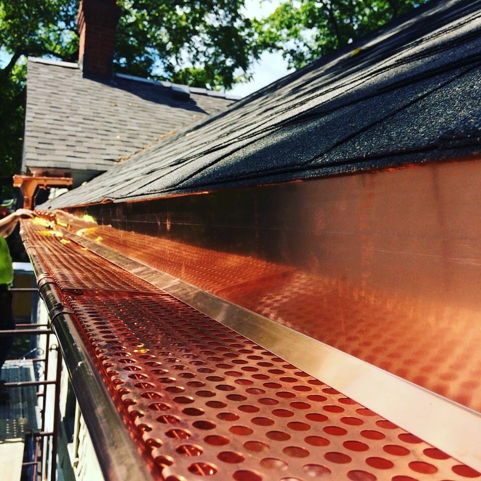 types of materials gutters come in