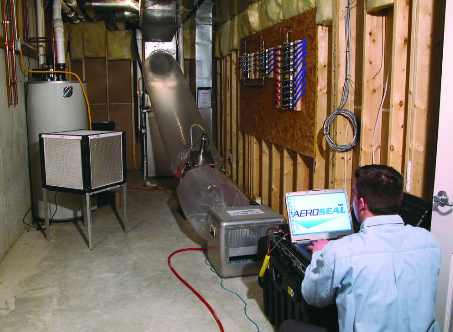 air duct leakage testing