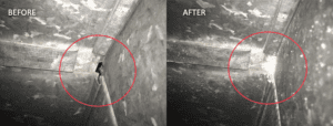 before and after with ducts sealing