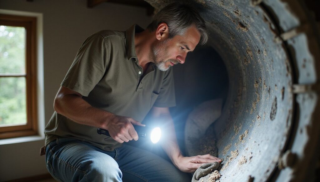 Solved: Do You Need To Clean Ducts Before Aeroseal 2 Technician accessing ducts before doing aeroseal.
